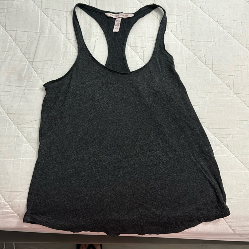 LIKE NEW BARELY WORN VICTORIA SECRET SUPER SOFT TANK RACER BACK